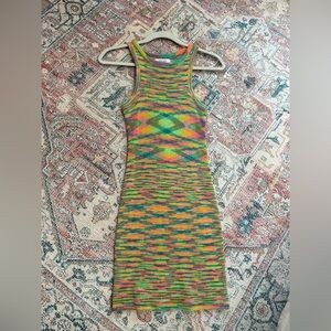 Verge Girl NWOT Multi Color Crochet Dress🌈💛🌻